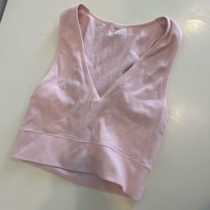 Garage Light Pink Halter Top